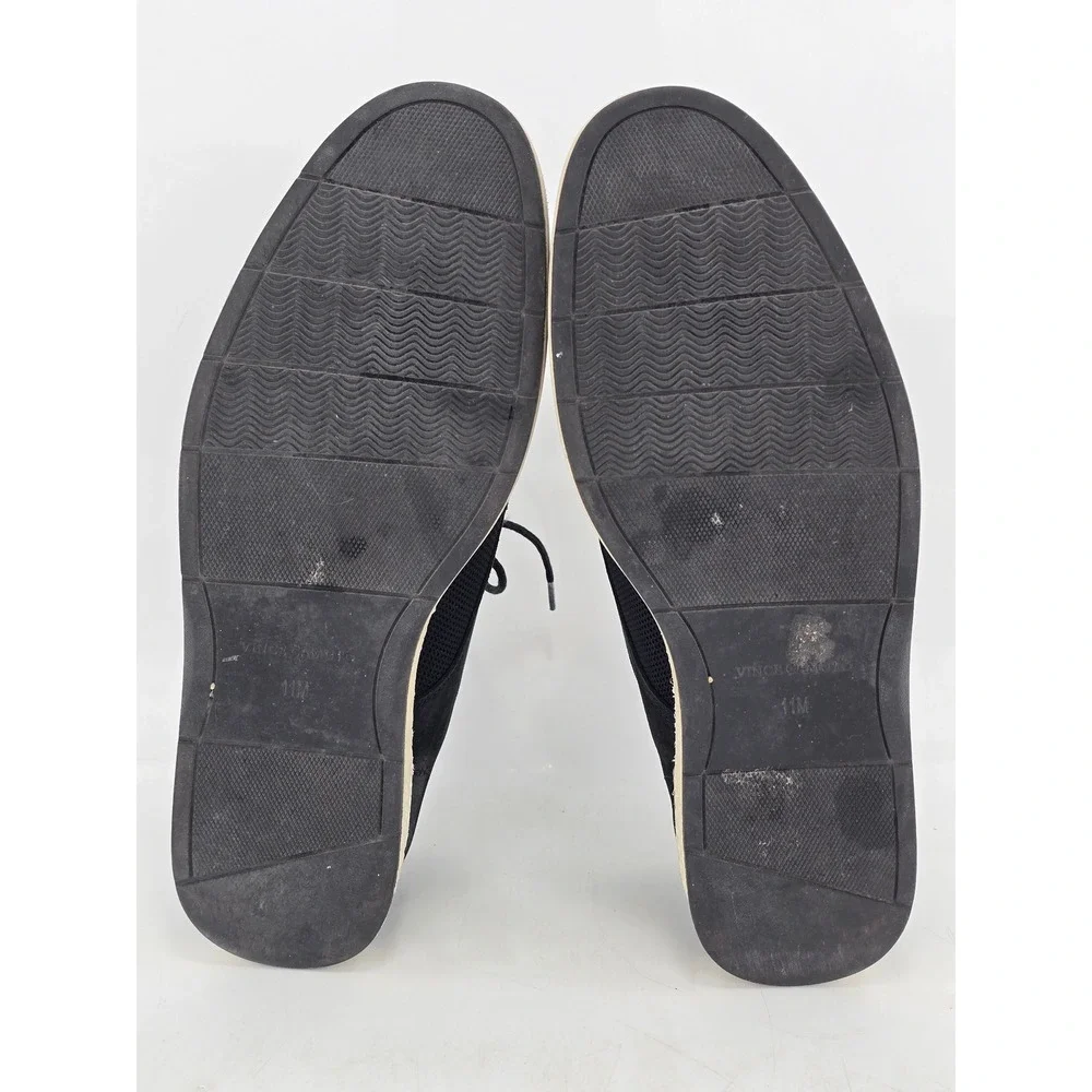 Vince Camuto Haze Oxford Mens 11M Black Mesh Leather Lace Up - Excellent